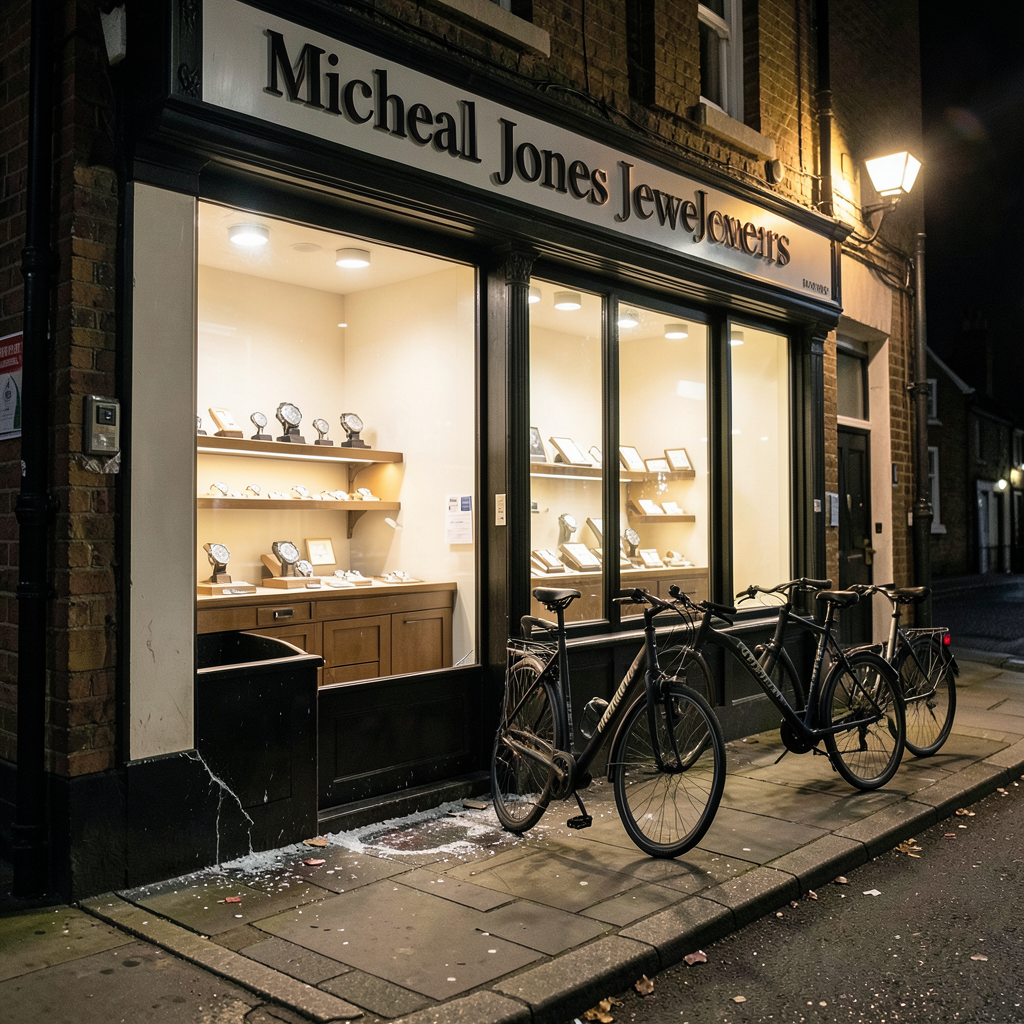 Watches stolen by e-bike thieves in overnight raid at Banbury jewellers